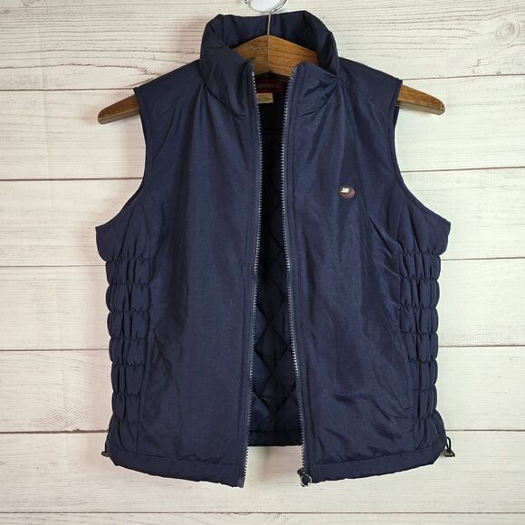 Vintage Union Bay Puffer Blue Y2K Utility Vest Size Small - Picture 5 of 9